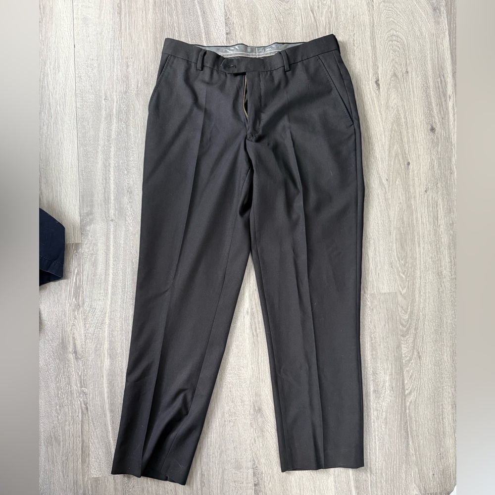 Classic Black Men's Dress Trousers